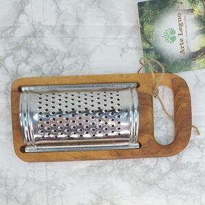 おろし器 オリーブ無垢材 アルテレニョ イタリア製 オリーブウッド