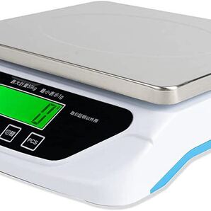 台はかり 1g単位 50kg ステンレス製秤台 全視角LCD USB給電&乾電池 2式給電 風袋引き機能 計数機能 オートオフ機能(取消可能)