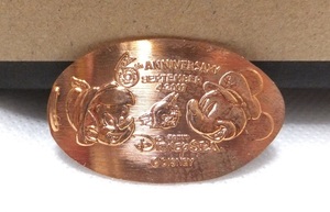 ディズニーリゾート ディズニーシー スーベニアメダル 6周年 ピノキオ ミッキー フィガロ