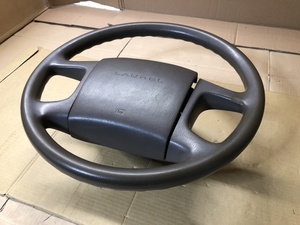 ステアリング ホイール ローレル HC34 ニッサン 純正 48430-70T00 48420-70T00 C 運転席 ハンドル ホーンパッド セット