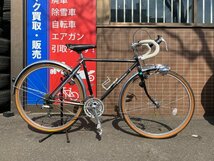 ■MARUISHI EMPEROR Touring Master 丸石 マルイシ エンペラー ツーリングマスター 24速 ガンメタ クロモリ ロードバイク 自転車 札幌発 再_画像1