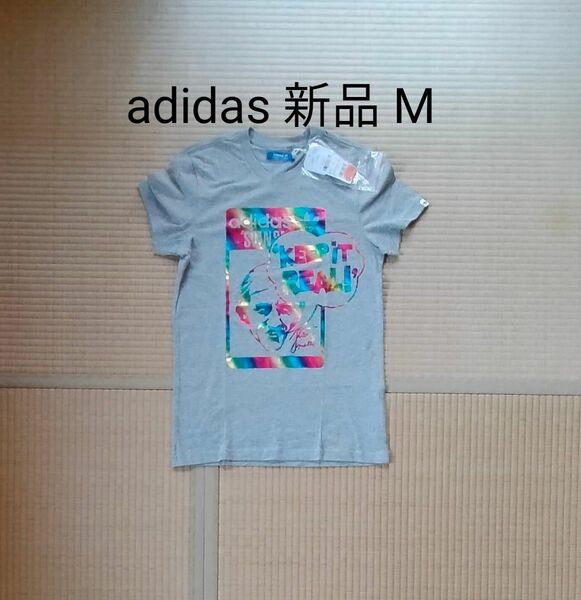 アディダス　Tシャツ　 M寸　adidas originals　タグ付き新品未使用品　ティーシャツ　adidas