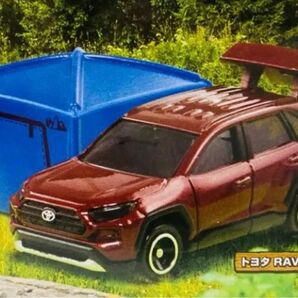 期間限定価格 新品未開封 トミカ 車両情景セット トヨタ RAV4 赤 テント