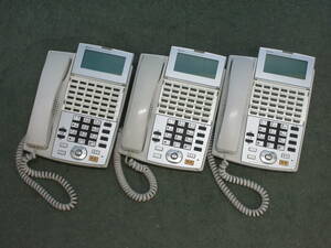 ☆NTT西日本 ビジネスホン 36ボタン電話機 NX-(36)STEL-(1)(W)×3台☆ T0000692-1