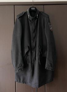 BALMAIN Mini ta Lee ko ton long Parker . chapter attaching Mod's Coat COAT M-51 Chris tof decal naan period 