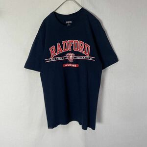 JANSPORT 半袖プリントTシャツ　古着　Mサイズ　ネイビー　ヴィンテージ