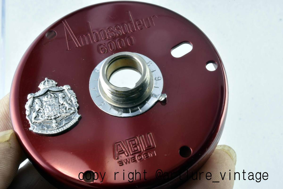 ABU SWEDEN VINTAGE REEL PARTS *ABU AMBASSADEUR 2500c gray 未
