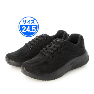 [ new goods unused ]23552 light weight sneakers black 24.5cm black 