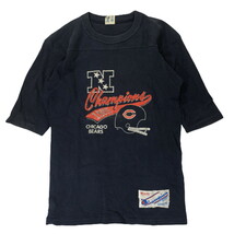 【中古】Champion チャンピオン 80s フットボールTシャツ トリコタグ ヴィンテージ BOYS M(10・12)_画像1