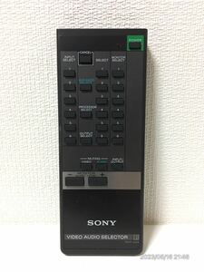 SONY RMT-444 ソニー VIDEO AUDIO SELECTOR リモコン 動作確認済み