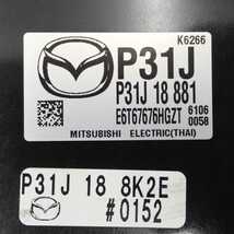 平成28年 デミオ DJ3FS 純正 エンジンコンピューター ECU P3 P31J 18 881 中古 即決_画像6