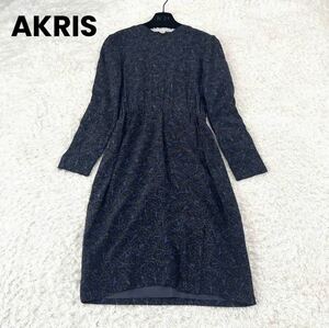 AKRIS アクリス シルクワンピース