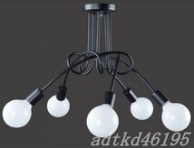 高級感◆北欧 5灯ペンダントライト　シャンデリアLEDランプ天井照明器具　シーリングライト_画像2
