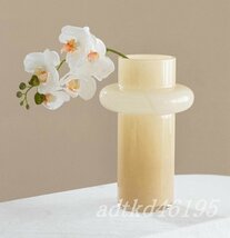 上品◆超美品 瑠璃花瓶 花器 装飾品 工品 室内 新品未使用_画像1