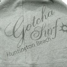 GOTCHA ガッチャ 通年 ビッグ ロゴ★ スウェット トレーナー Sz.M　メンズ グレー サーフ　A3T04445_4#I_画像7