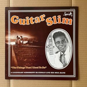日本盤 EDDIE GUITAR SLIM JONES - THE THINGS THAT I USED TO DO