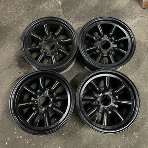 RSワタナベ 中古品　6j×14 2本　6.5j×14 2本　pcd114.3