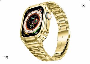 Apple Watch Stealth case, band 45mm Gold 