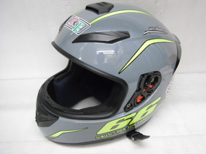 美品 QIKE フルフェイスヘルメット XLサイズ 61～62cm バイク オートバイ 二輪 シールドなし Z-c