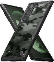 カモ ブラック TPU + ポリカーボネート ワイヤレス充電対応 米軍MIL規格取得 Galaxy S23 Ultra ギャラクシー ウルトラ ケース カバー_画像2