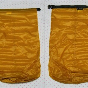 ポールワーズ POLEWARDS DRY SACK アウトドア&トラベル用高機能ドライサック・手提げ袋 濃黄系 CORDURA FABRIC 撥水/耐水/耐摩耗機能の画像3