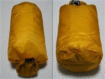 ポールワーズ　POLEWARDS　DRY SACK　アウトドア&トラベル用高機能ドライサック・手提げ袋　濃黄系　CORDURA FABRIC　撥水/耐水/耐摩耗機能_画像4