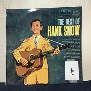 THE BEST OF HANK SNOW RA-5148 三大 ウェスターン 名歌手 傑作集 第一集 シンキング・レインジャー ハンク・スノウ のすべて も①