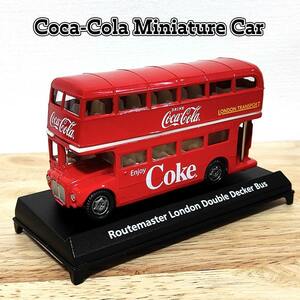 ミニカー コカコーラ ロンドンバス おしゃれ オブジェ 車 Coca-Cola Miniature Car 可愛い 正規ライセンス品 アメリカン 雑貨 インテリア