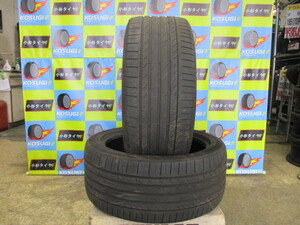 ！希少サイズ！285/40R21　中古タイヤ　2本 コンチネンタルスポーツコンタクト5　AO　アウディー承認