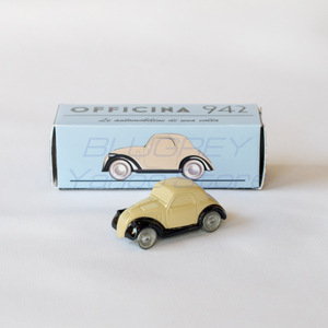 OFFICINA-942 1/76 FIAT 500C TOPOLINO オフィチーナ 942 フィアット 500C トポリーノ ベージュ/ブラック ◇ART1006B