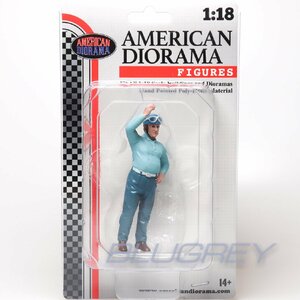 アメリカン ジオラマ 1/18 レーシング レジェンド 50s-B フィギア American Diorama Racing Legend Figure ミニチュア