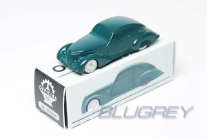 OFFICINA-942 1/76 Fiat 1500 Berlinetta Touring Superleggera 1939 グリーン オフィチーナ942 フィアット 1500 ART2034A