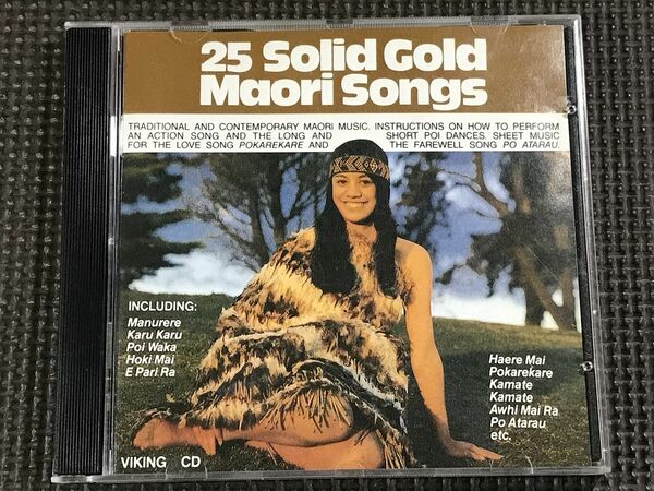 25 SOLD GOLD MAORI SONGS(TRADITIONAL & CONTEMPORARY MAORI MUSIC)