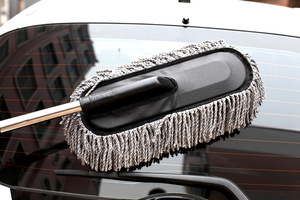  goods for car wash duster car wash mop flexible type in car interior * glass cleaning gray 