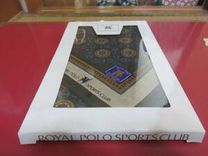  handkerchie (ROYAL,POLO,SPORTS,CLUB)42cm*42cm cotton 100% rare article beautiful goods new goods unused 
