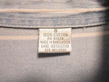 1990's made in bangladesh stripe design crazy pattern B.D shirts ボタンダウンシャツ 長袖シャツ クレイジーパターン ビンテージシャツ_画像10