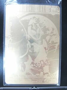 当選品 希少品 ガンバライド ゴー!ゴー!ゴールドカードゲット キャンペーン No.003　仮面ライダーフォーゼ ゴールドカード 未開封