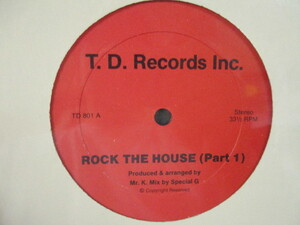 Danny Krivit ： Rock The House Part 1 & 2 12'' //OLD SCHOOL/オールドスクール/BREAK DANCE/ブレイクダンス / 5点で送料無料