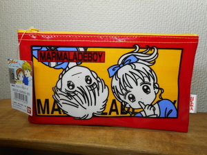 Мамарад мальчик ламинированный плоский мешочек в то время 1994 г. Поиск в Японии) Печковый чехол для макияжа мешочек