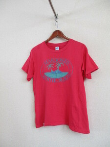 古着　RESORTWORKSピンクTシャツ（USED）22518②