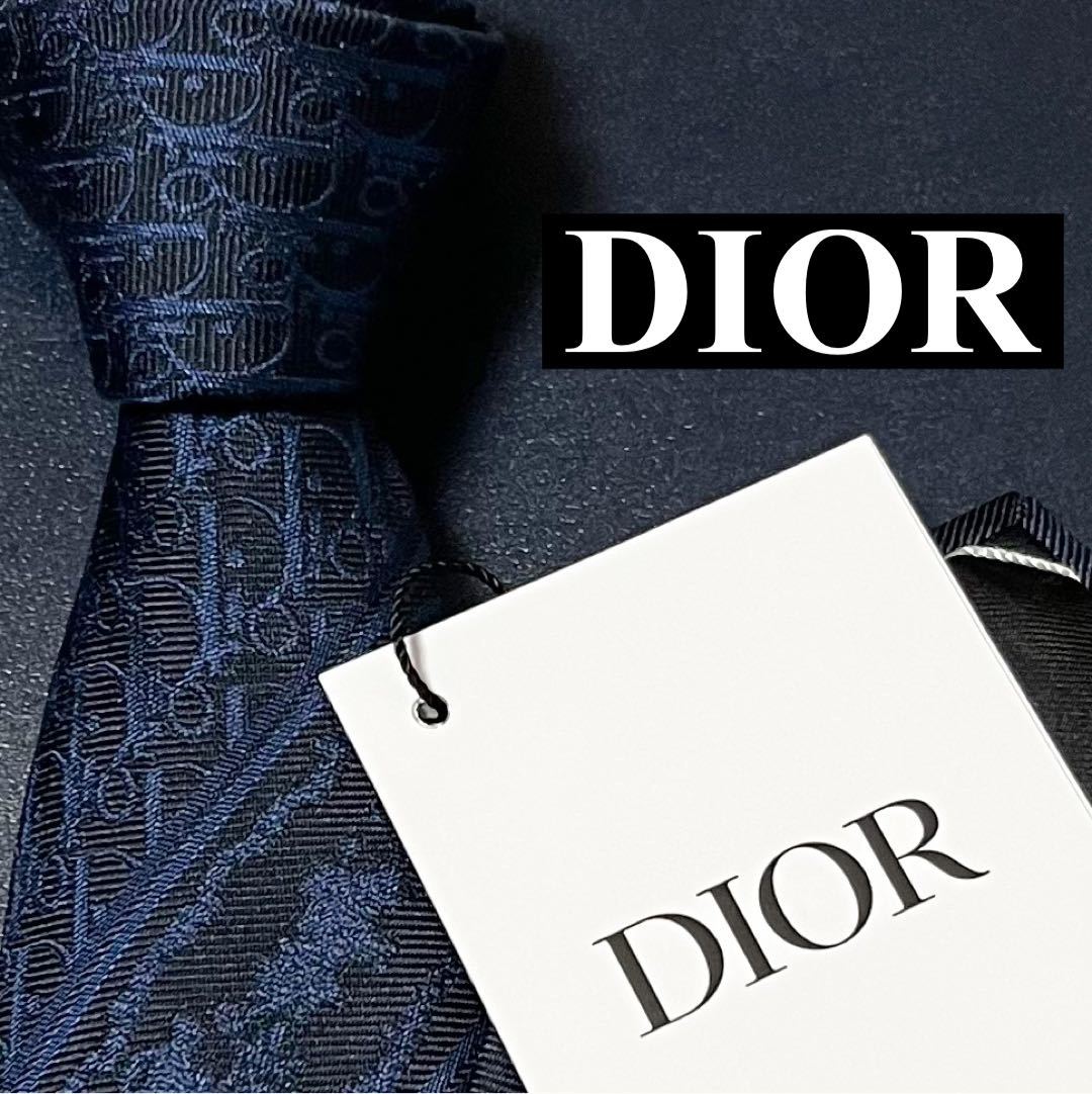 ✨激レア✨Dior HOMME ネクタイ シルク ナロー ワンポイント ソリッド+