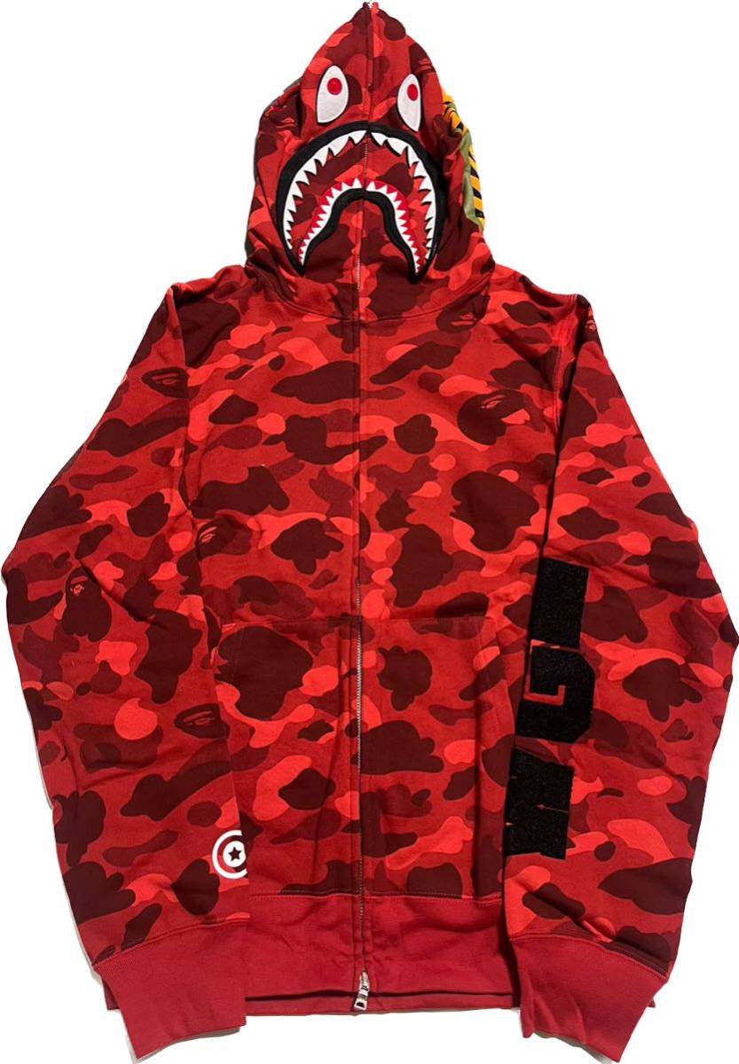 2023年最新】ヤフオク! -a bathing ape パーカー シャーク赤の中古品