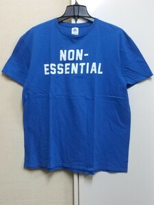[送料無料](t11c4)XLノンエッセンシャルnon-essential２段ジョークusaアメリカ輸入古着半袖プリントTシャツオーバーサイズゆるだぼ
