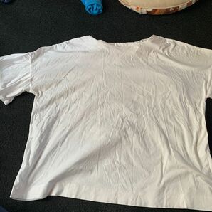 白い半袖 Tシャツ