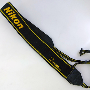 Nikon ニコン プロフェッショナル　ストラップ　黄色に黒字