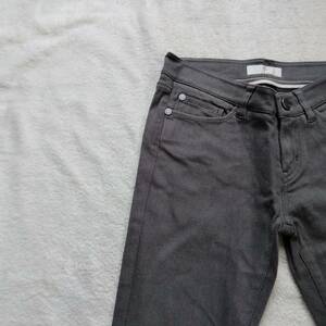 LE SOUK Le souk charcoal gray strut pants bottoms long height plain pocket belt loop lady's size 34 smm139