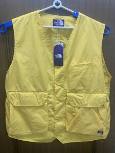 定価22000円　イエロー　XL　未使用　 THE NORTH FACE PURPLE LABEL Garment Dye Field Vest NT3251N ベスト