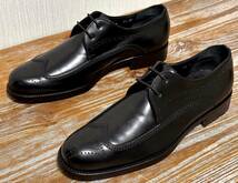Salvatore Ferragamo サルヴァトーレフェラガモ ウイングチップ フルブローグ 黒 5.5EE 24.0〜24.5cm 革靴 ビジネス レザーシューズ_画像4