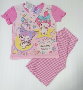 Sanrio サンリオ クロミ マイメロ キラキラ 夏 パジャマ ピンク 女の子 110cm 新品タグ付き