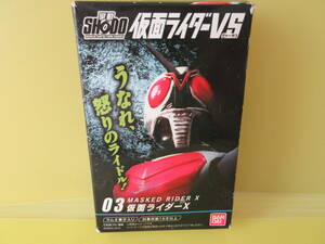  including in a package OK* unopened new goods *SHODO. moving * Kamen Rider VS*03[ Kamen Rider X]* Bandai * postage 220 jpy 